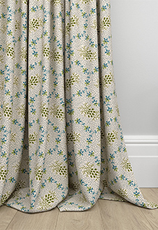 Land & Shore Lorie, Green - Made to Measure Curtains